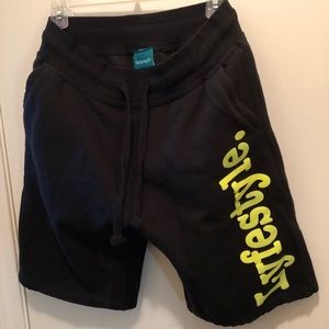 Lyfestyle NYC 3M Reflective Shorts Size S